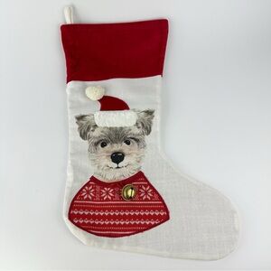 Yorkshire Terrier Christmas Stocking